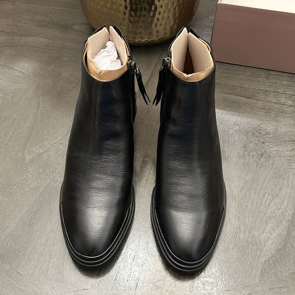 Sarto Franco Sarto Womens Nemi Leather Booties Ankle Boots - Picture 5 of 12